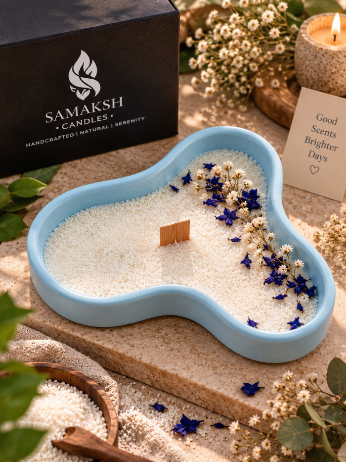 Cloud Refillable Sand Candle | SC05