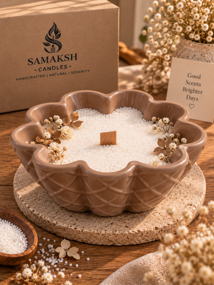 Waffles Bowl | Refillable candle | Eco-friendly | SC08