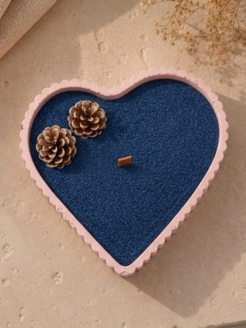 Heart-shaped diamond tray refillable sand wax candle SC02