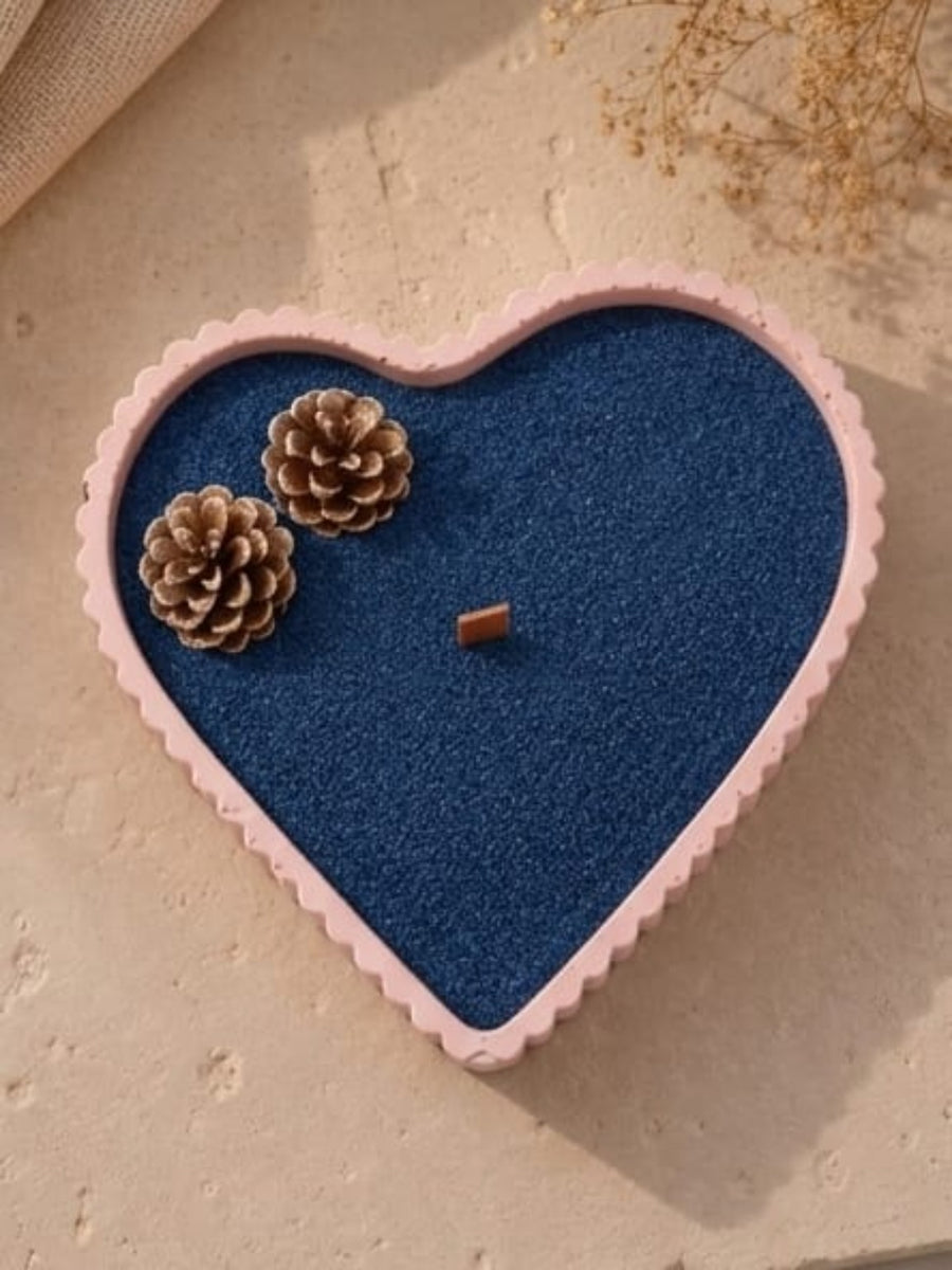 Heart-shaped diamond tray | Refillable candle | Eco-friendly sand wax | 6.81 Inch | SC02